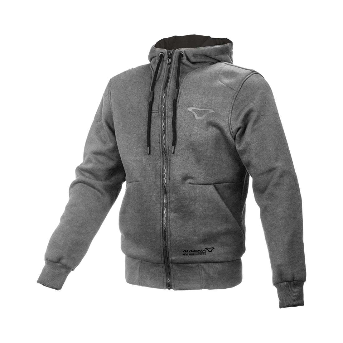 Macna Nuclone Hoodie Dark Grey - FREE UK Shipping, FREE 365 Day Returns | Moto Central