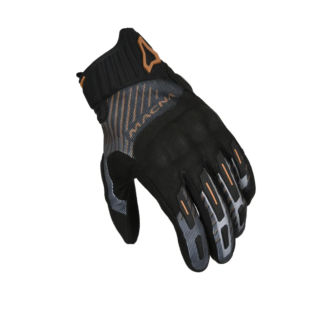 Macna Octar 2.0 Ladies Textile Gloves Black / Copper - FREE UK Shipping, FREE 365 Day Returns | Moto Central