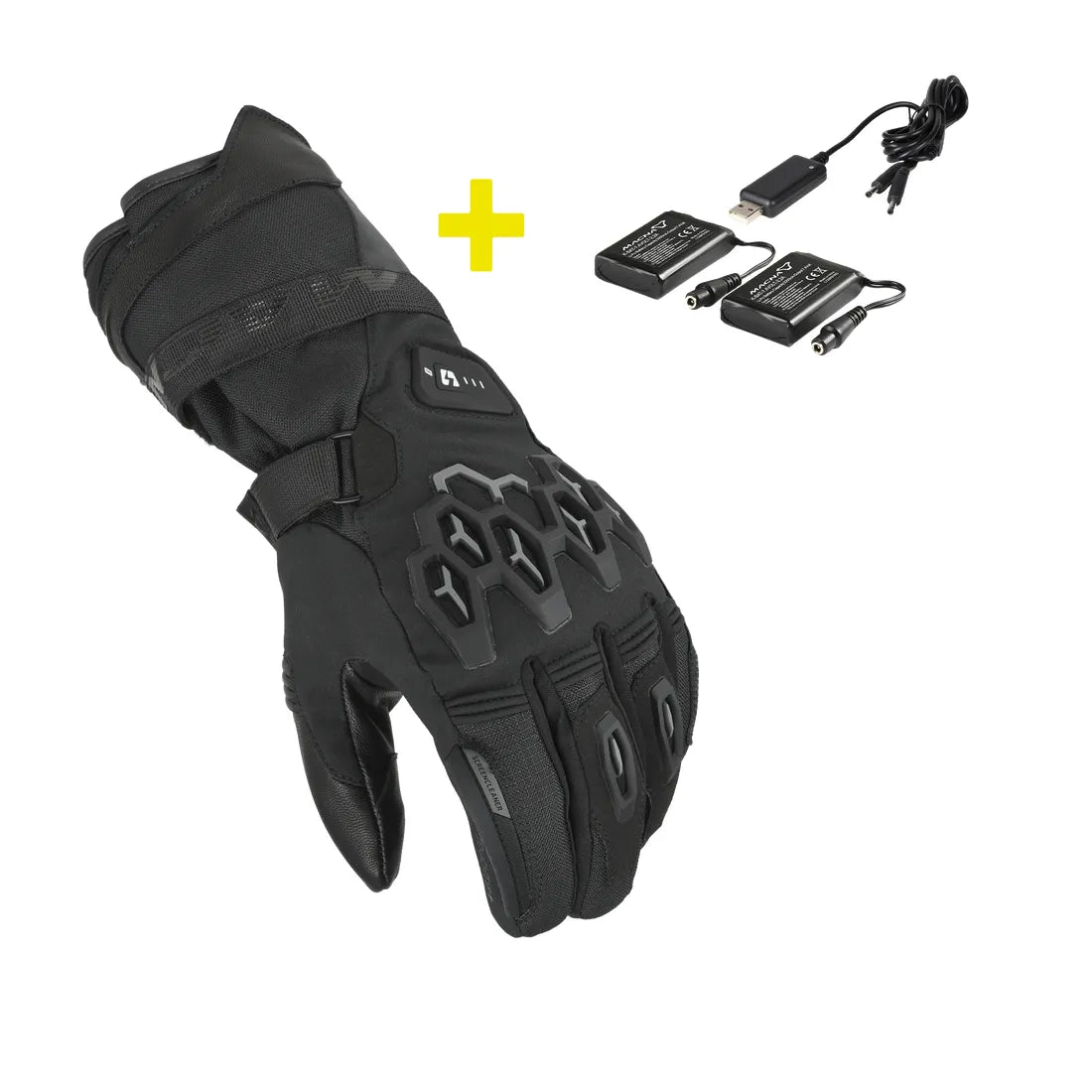 Macna Rafina RTX Ladies Heated Gloves With Kit Black