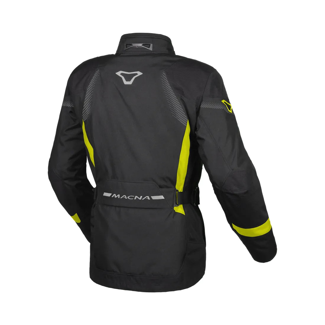 Macna Rancher Ladies Textile Jacket Black / Fluo Yellow - FREE UK Shipping, FREE 365 Day Returns | Moto Central