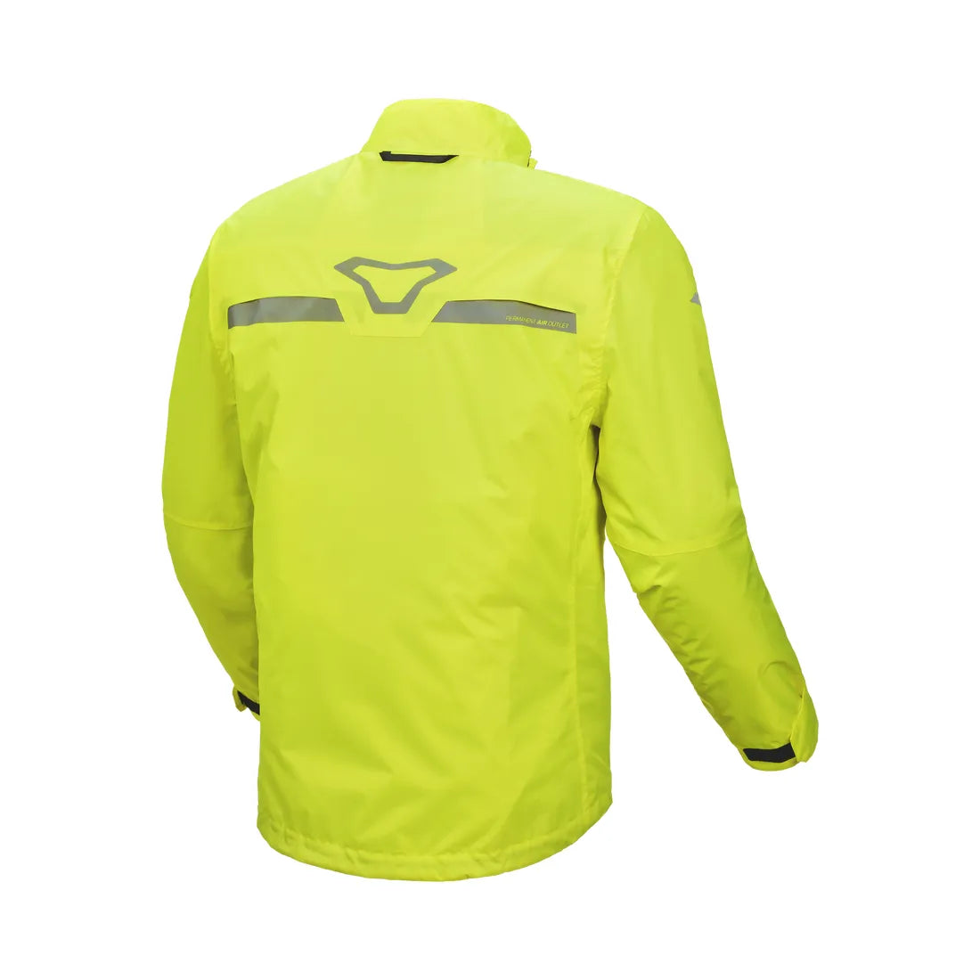 Macna Spray Rain Over Jacket Fluo Yellow - FREE UK Shipping, FREE 365 Day Returns | Moto Central