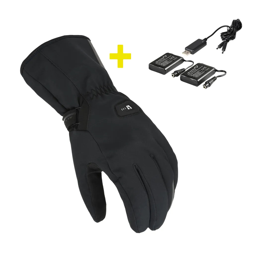 Macna Unite 2.0 RTX Heated Gloves With Kit Black - FREE UK Shipping, FREE 365 Day Returns | Moto Central