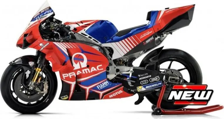 Maisto Ducati Desmosedici GP21 Pramac Racing #89 Jorge Martin 2021 - 1:18 Model - FREE UK Shipping, FREE 365 Day Returns | Moto Central