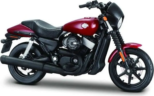 Maisto Harley Davidson HD 15 Street 750 2015 Red / Black - 1:18 Model - FREE UK Shipping, FREE 365 Day Returns | Moto Central