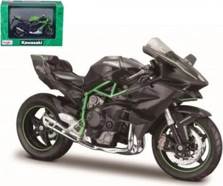 Maisto Kawasaki Ninja H2R Green - 1:12 Model - FREE UK Shipping, FREE 365 Day Returns | Moto Central