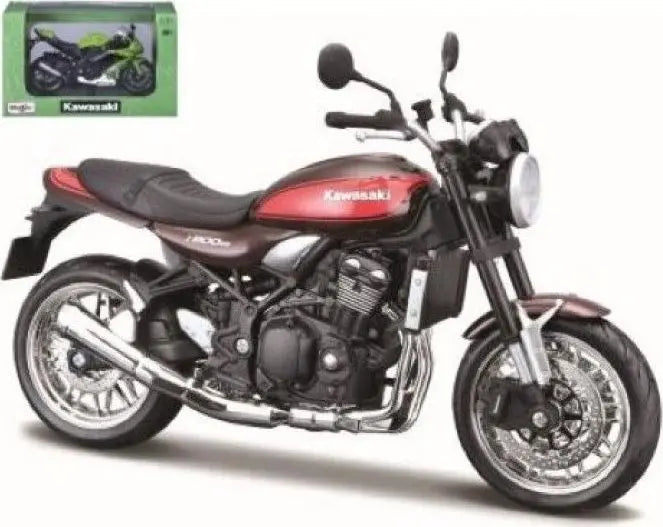 Maisto Kawasaki Z900RS Maroon - 1:12 Model - FREE UK Shipping, FREE 365 Day Returns | Moto Central