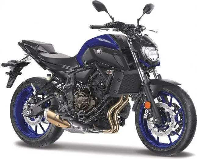 Maisto Yamaha MT07 2018 Blue / Black - 1:18 Model - FREE UK Shipping, FREE 365 Day Returns | Moto Central