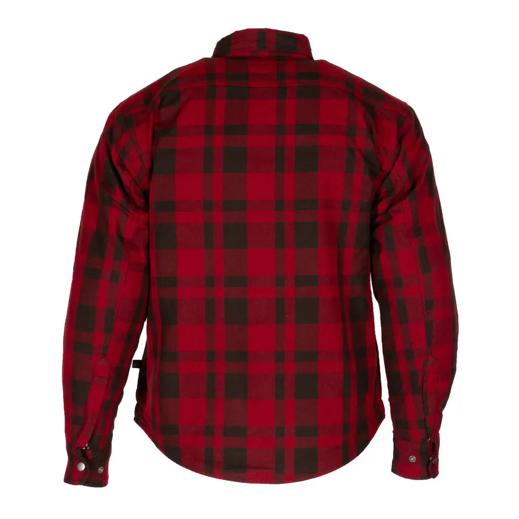 Merlin Axe Hydro Waterproof Kevlar Riding Shirt Red FREE UK Delivery, FREE 365 Day Returns | Moto Central