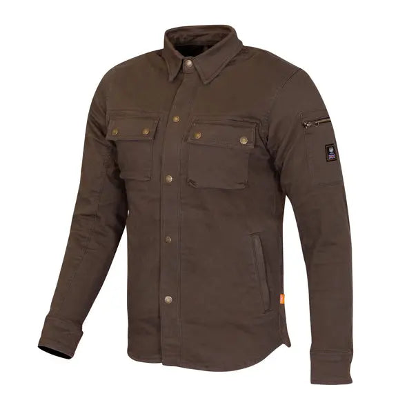 Merlin Brody D3O Single Layer Riding Shirt Brown FREE UK Delivery, FREE 365 Day Returns | Moto Central