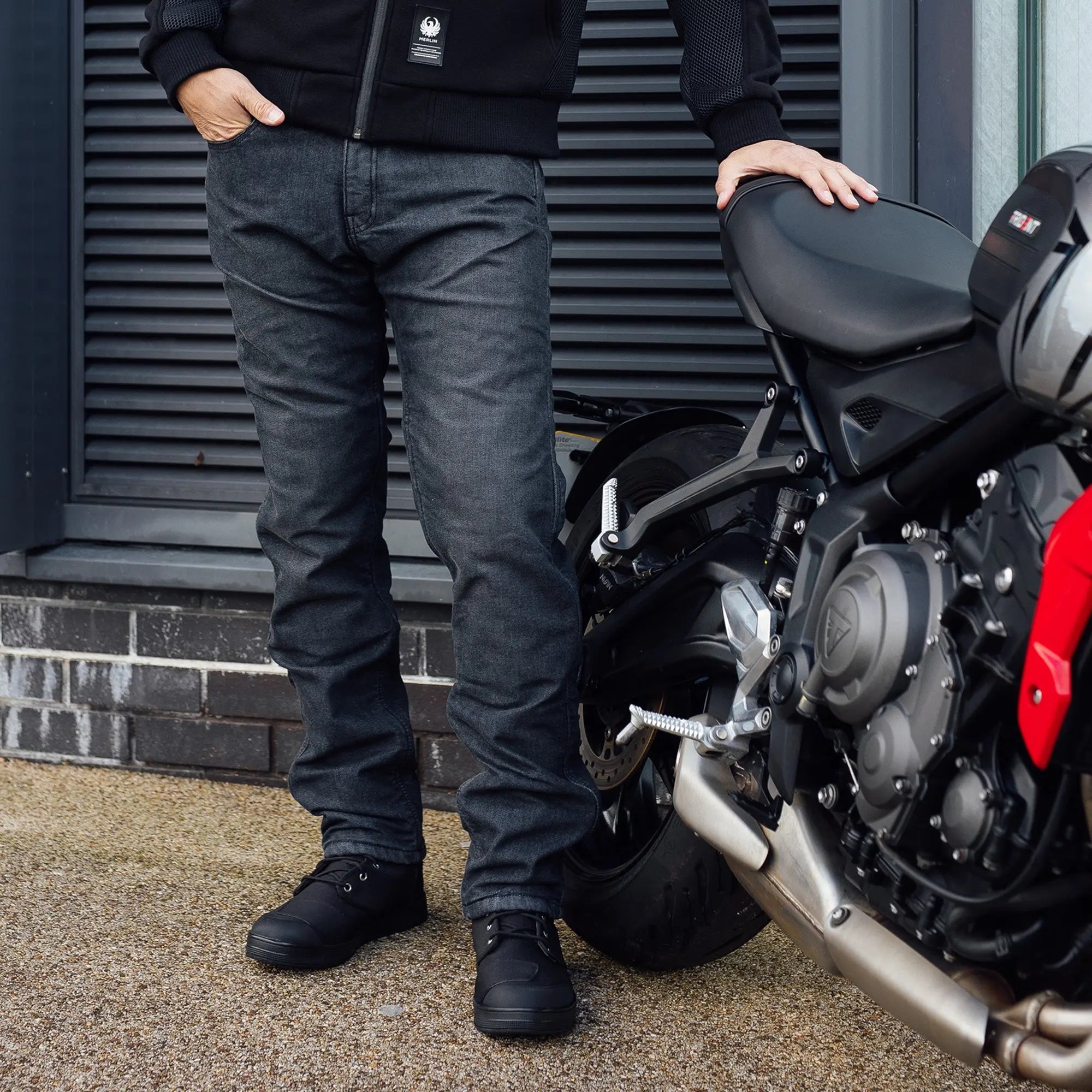 Merlin Mason 2 D3O Waterproof Jeans Black FREE UK Delivery, FREE 365 Day Returns | Moto Central