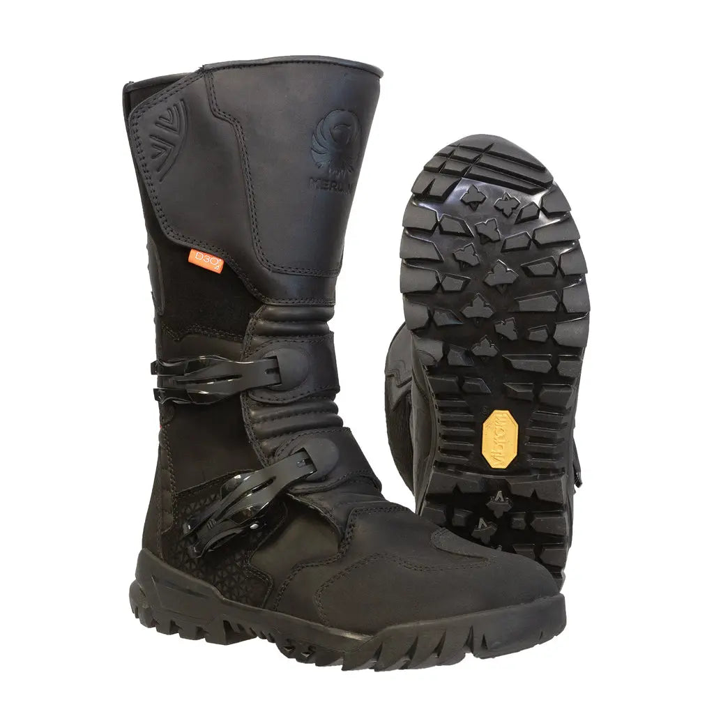 Merlin Maverick Waterproof D3O Boots Black FREE UK Delivery, FREE 365 Day Returns | Moto Central