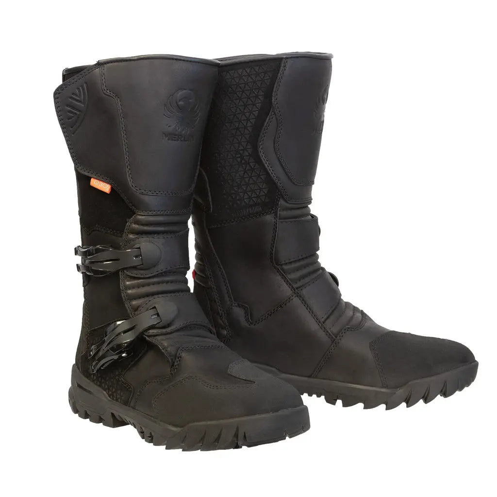 Merlin Maverick Waterproof D3O Boots Black FREE UK Delivery, FREE 365 Day Returns | Moto Central