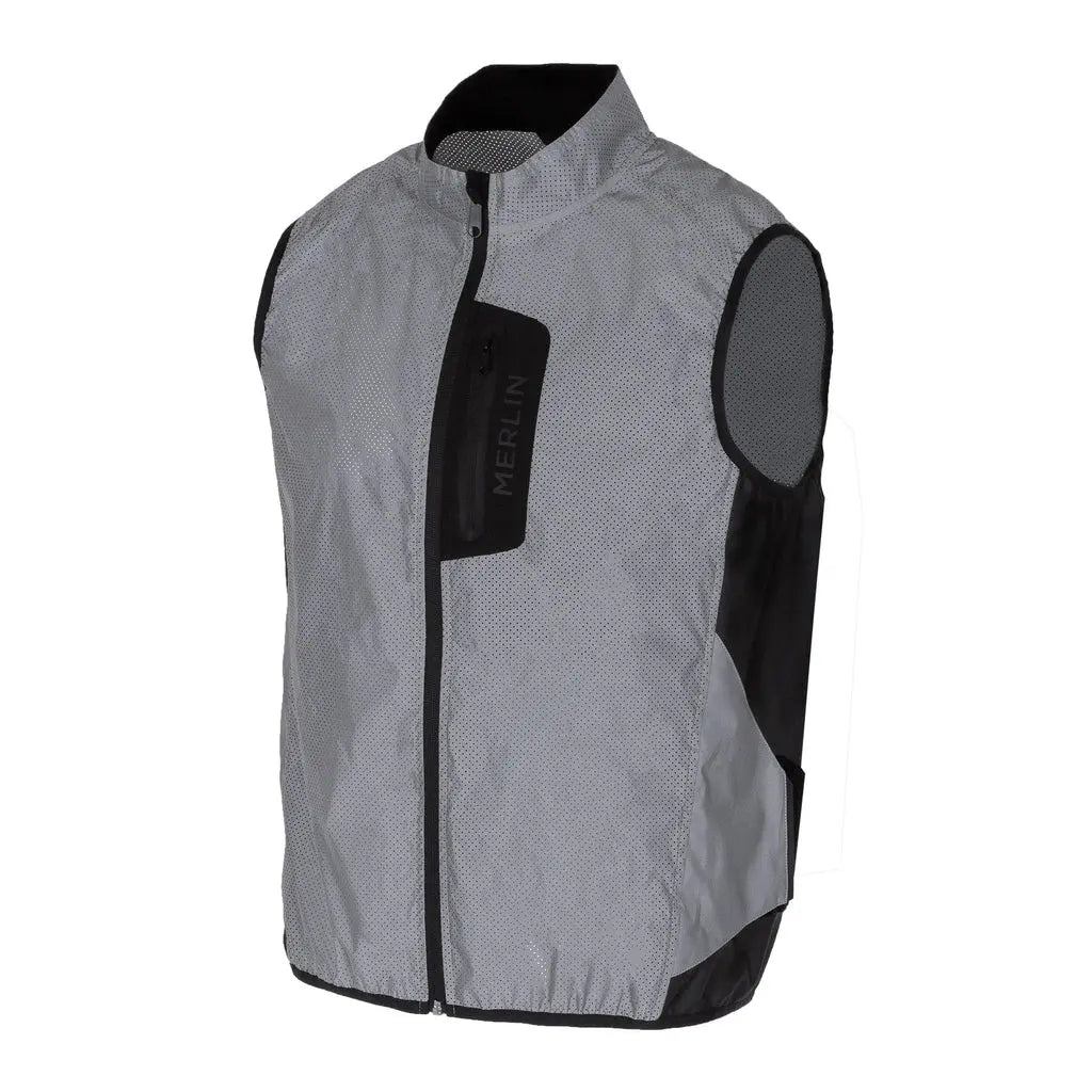 Merlin ReflectPro Mesh Vest Grey FREE UK Delivery, FREE 365 Day Returns | Moto Central