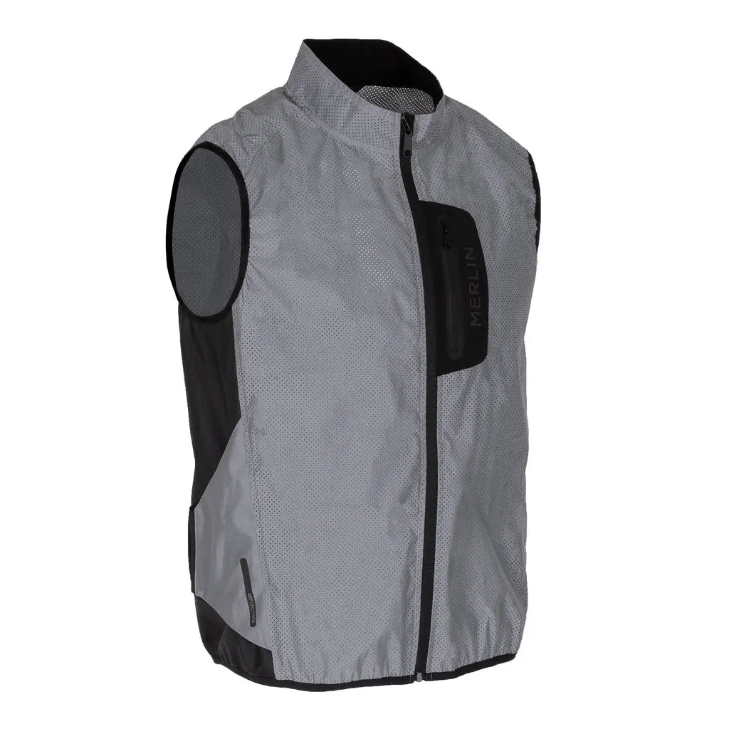 Merlin ReflectPro Mesh Vest Grey FREE UK Delivery, FREE 365 Day Returns | Moto Central