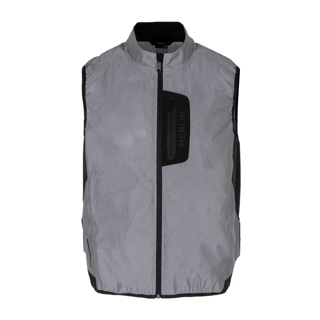 Merlin ReflectPro Mesh Vest Grey FREE UK Delivery, FREE 365 Day Returns | Moto Central