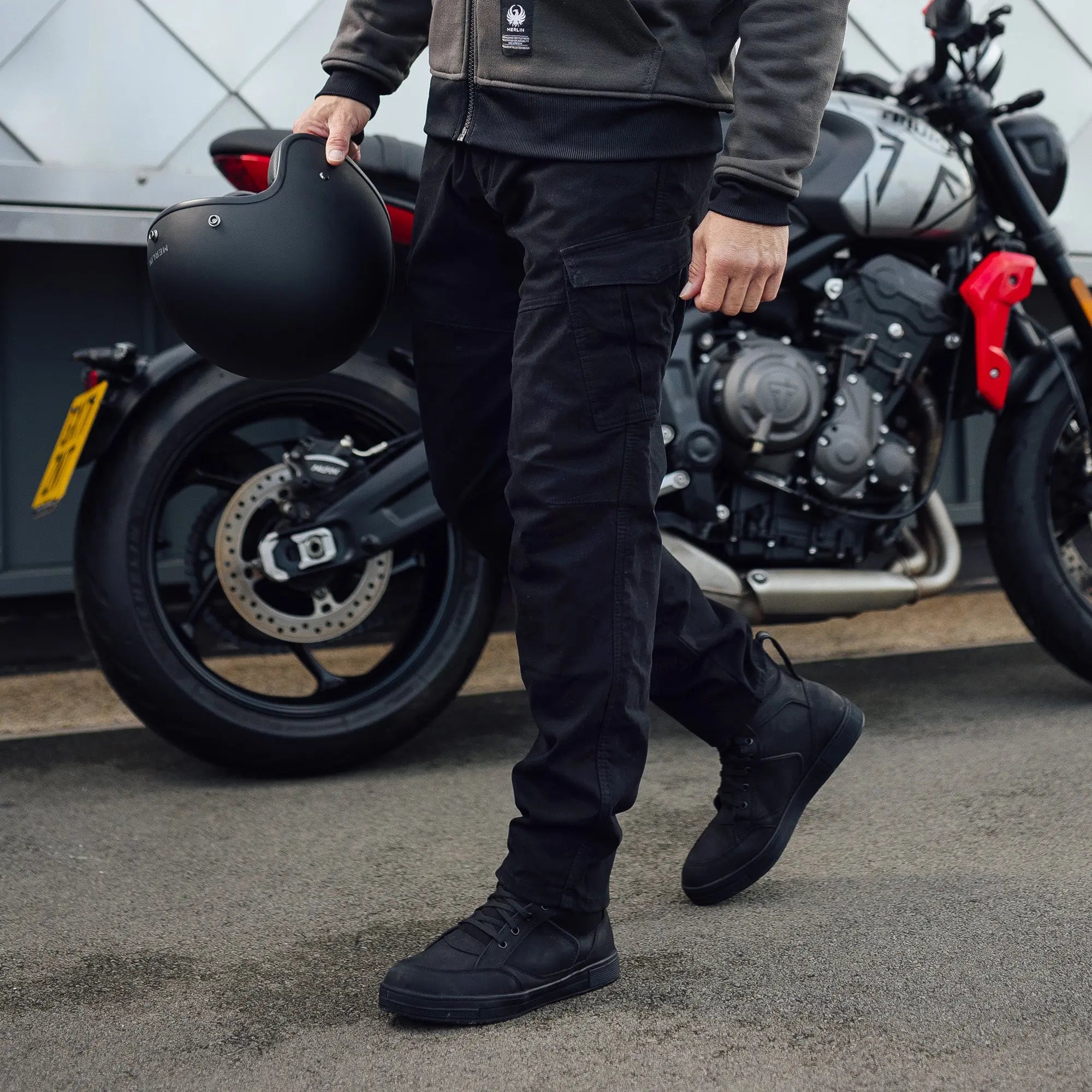 Merlin Remy 2 D3O Cargo Jeans Black FREE UK Delivery, FREE 365 Day Returns | Moto Central