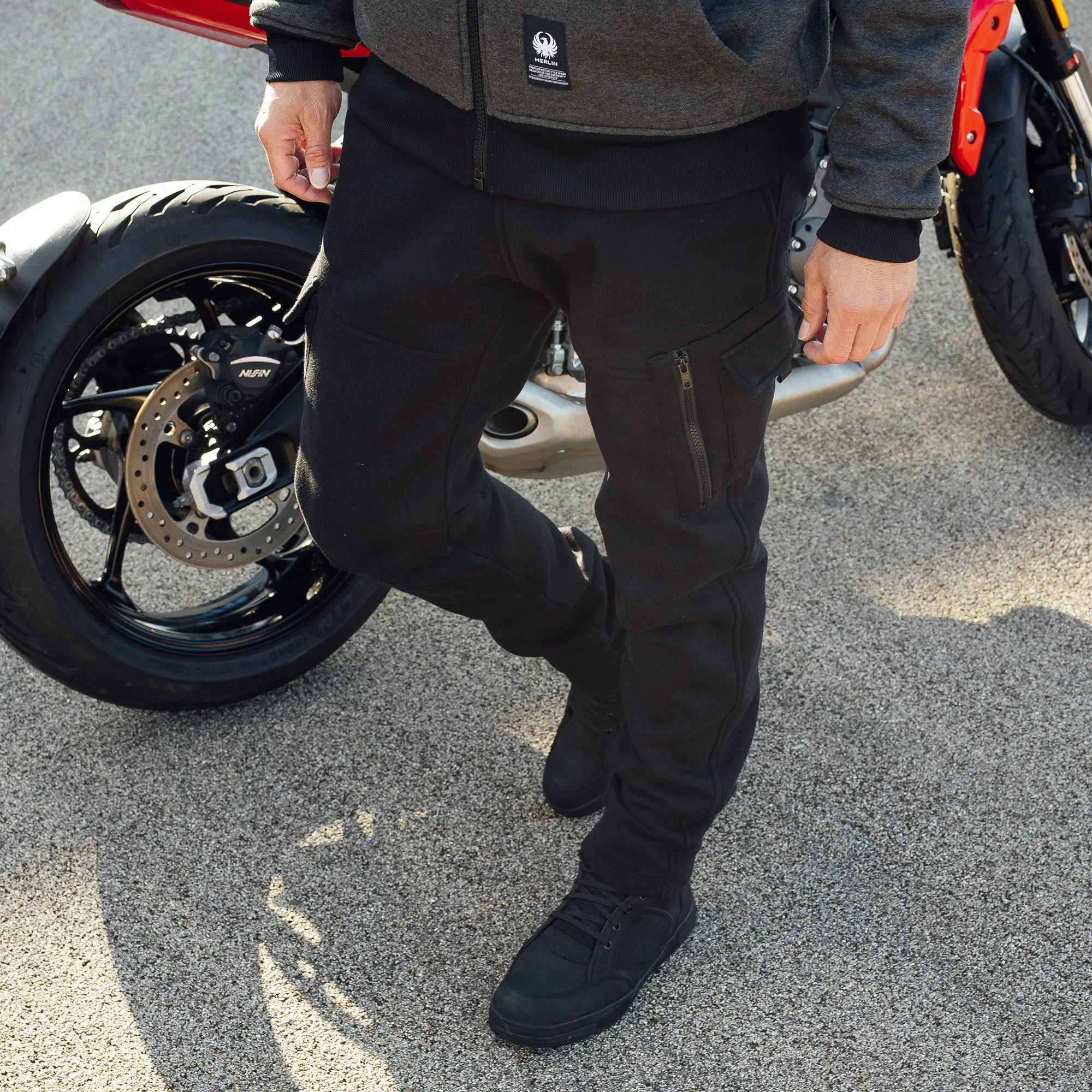 Merlin Repton D3O Jogger Black FREE UK Delivery, FREE 365 Day Returns | Moto Central