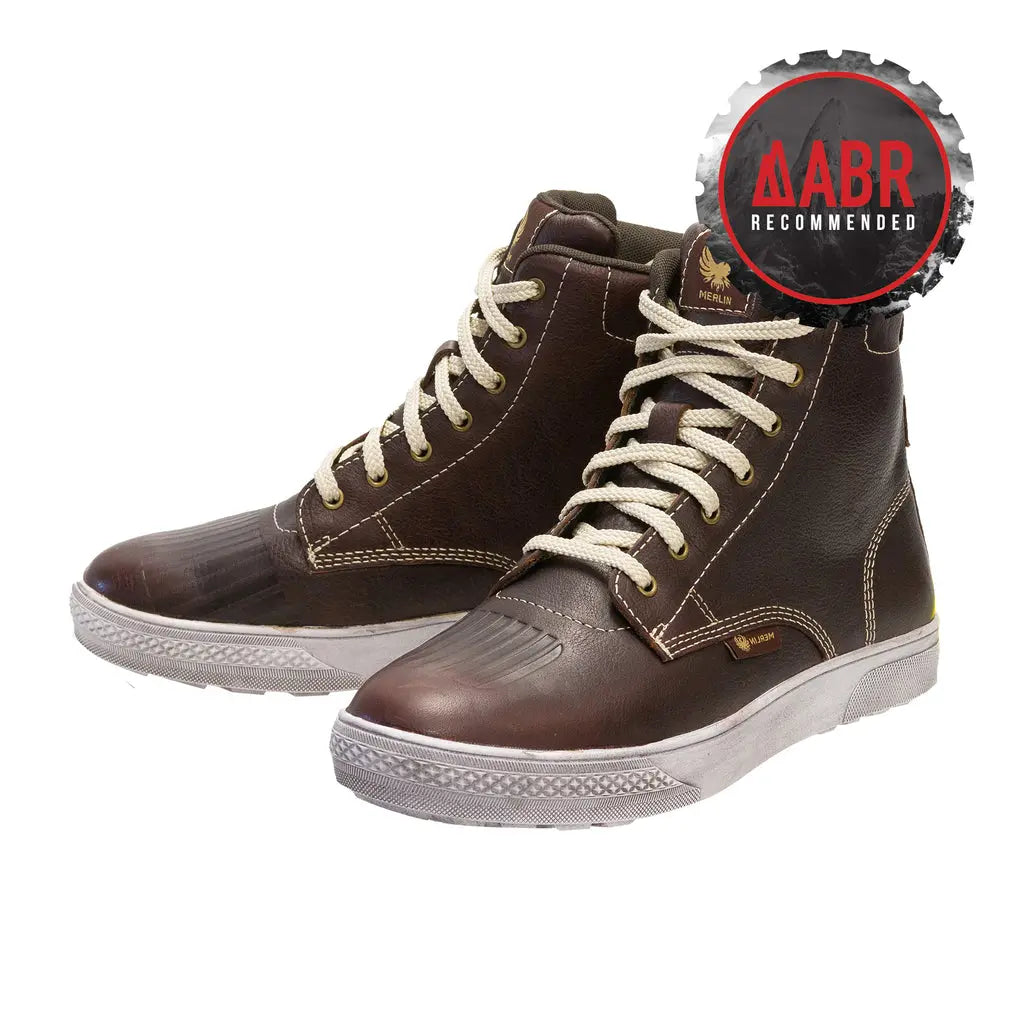 Merlin Stretton D3O Trainer Boots Brown FREE UK Delivery, FREE 365 Day Returns | Moto Central