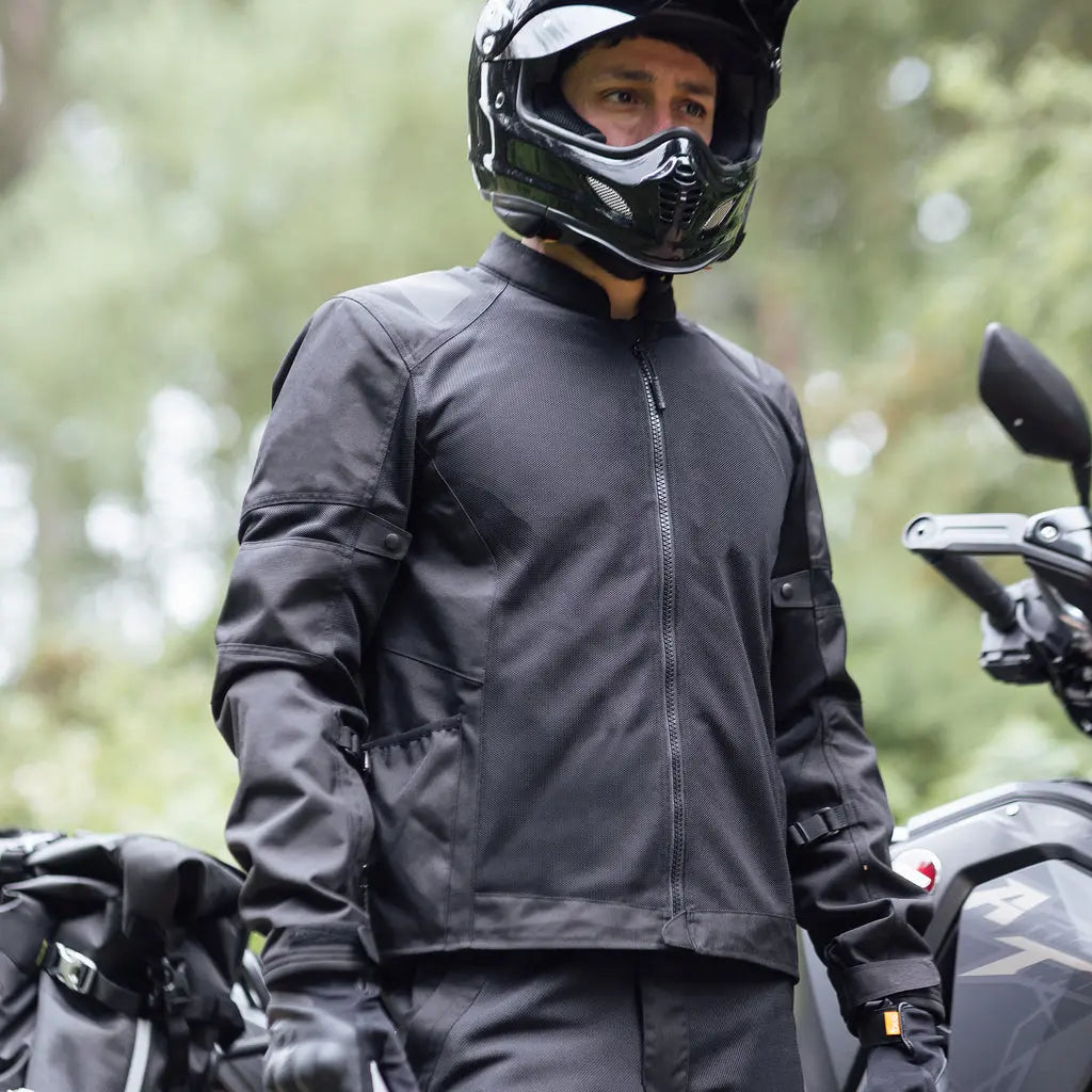 Merlin Taos Air Mesh D3O Jacket Black FREE UK Delivery, FREE 365 Day Returns | Moto Central