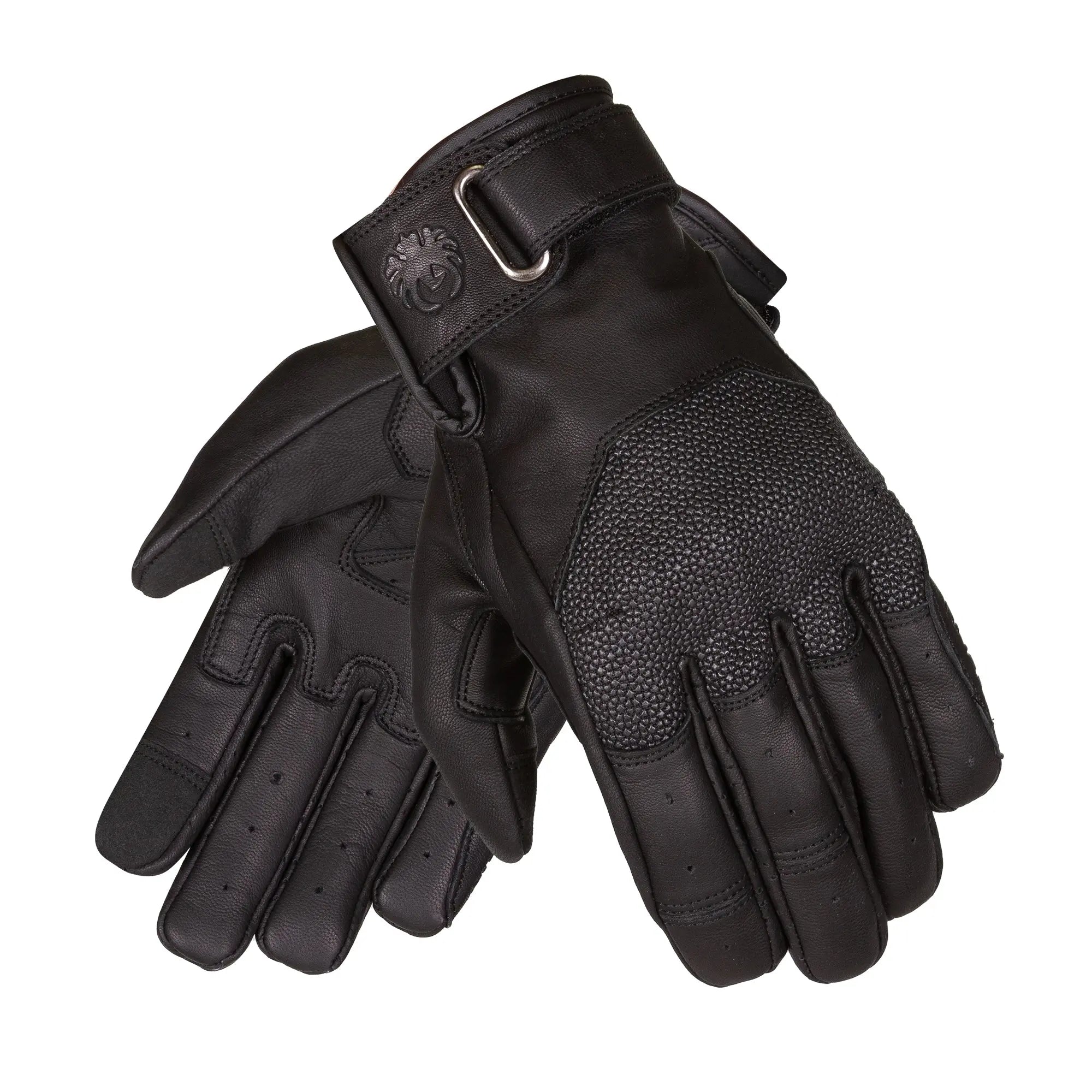 Merlin Valor D3O Leather Gloves Black FREE UK Delivery, FREE 365 Day Returns | Moto Central