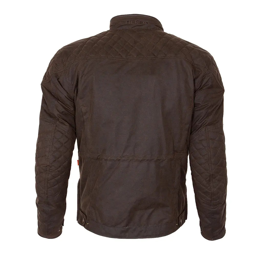 Merlin Yoxall 2 Waxed Cotton Jacket Olive FREE UK Delivery, FREE 365 Day Returns | Moto Central