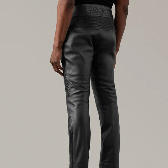 Belstaff McGregor Leather Trouser Black - FREE UK Shipping, FREE 365 Day Returns | Moto Central