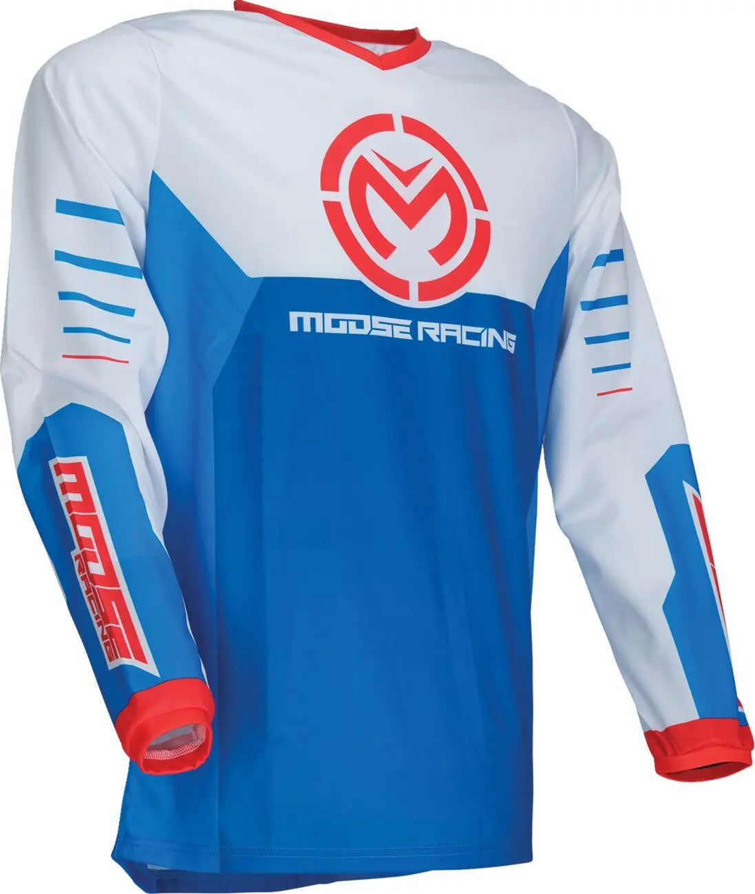 Moose Racing Qualifier Jersey Red / White / Blue - FREE UK Shipping, FREE 365 Day Returns | Moto Central