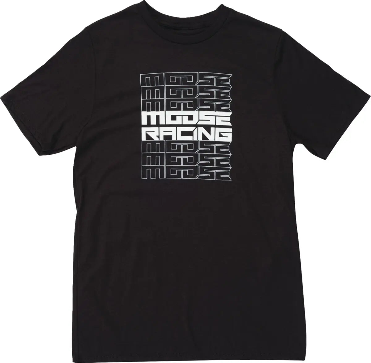 Moose Racing Repeat Youth T-Shirt Black - FREE UK Shipping, FREE 365 Day Returns | Moto Central