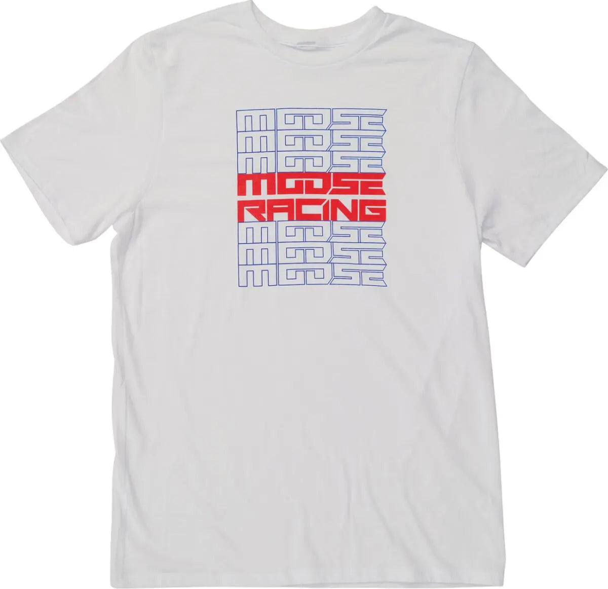 Moose Racing Repeat Youth T-Shirt White - FREE UK Shipping, FREE 365 Day Returns | Moto Central