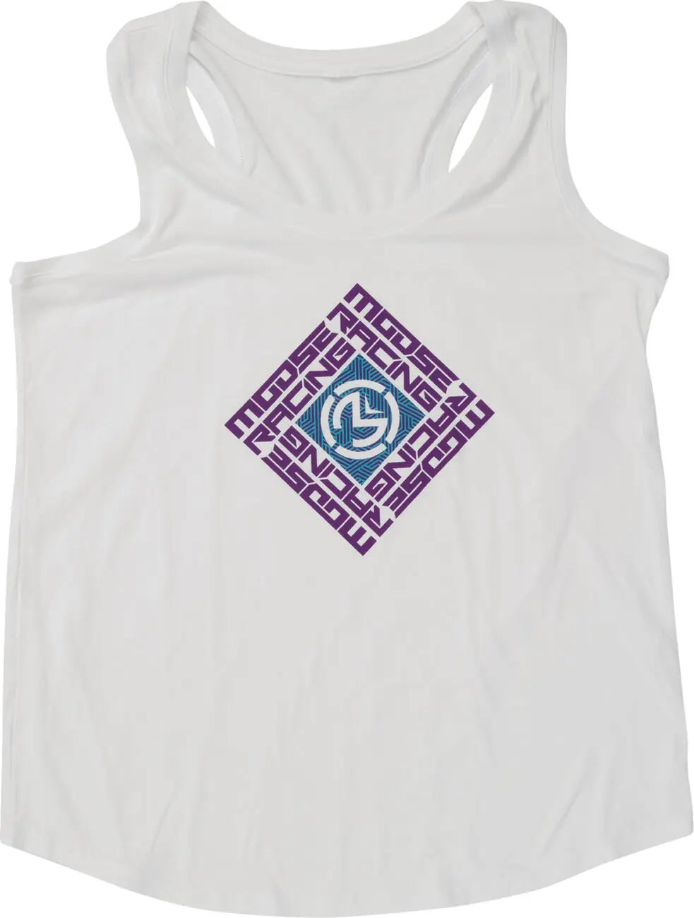 Moose Racing Spin Sync Ladies Tank Top White - FREE UK Shipping, FREE 365 Day Returns | Moto Central