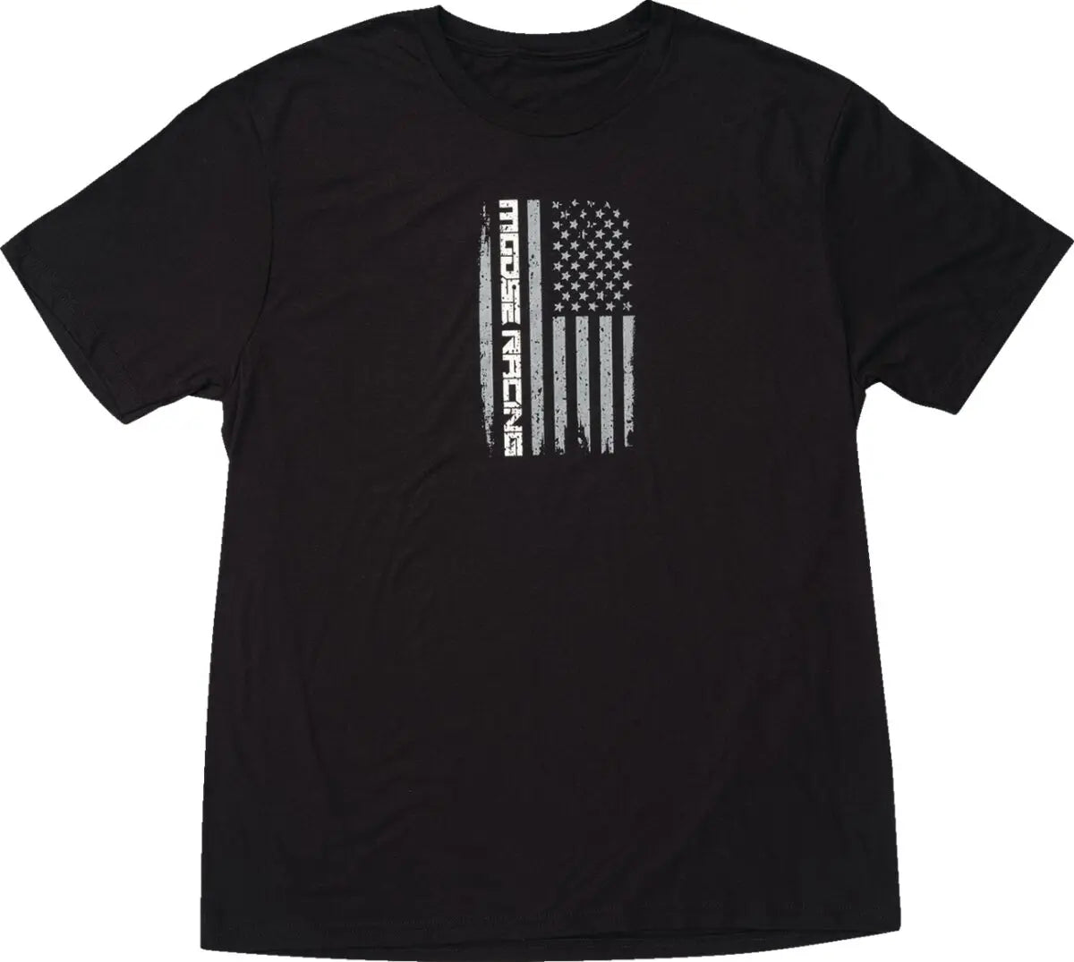 Moose Racing Stars & Stripes Forever Tee Black - FREE UK Shipping, FREE 365 Day Returns | Moto Central