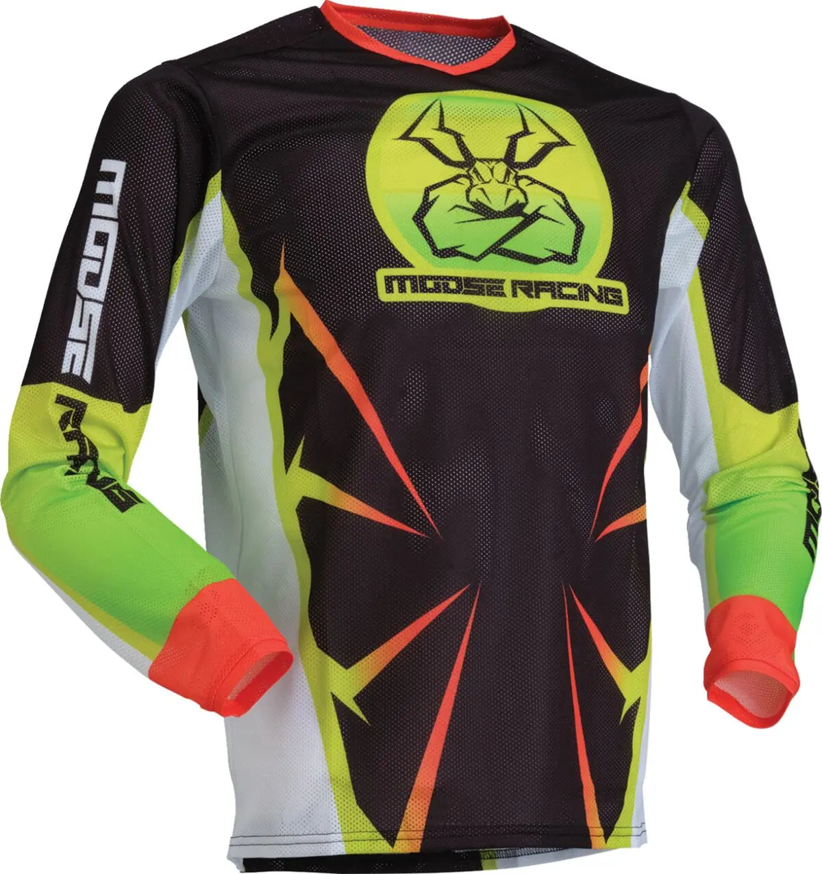 Moose Racing Youth Agroid Mesh Jersey Hi-Viz Yellow - FREE UK Shipping, FREE 365 Day Returns | Moto Central