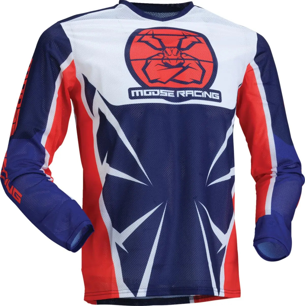 Moose Racing Youth Agroid Mesh Jersey Red / White - FREE UK Shipping, FREE 365 Day Returns | Moto Central