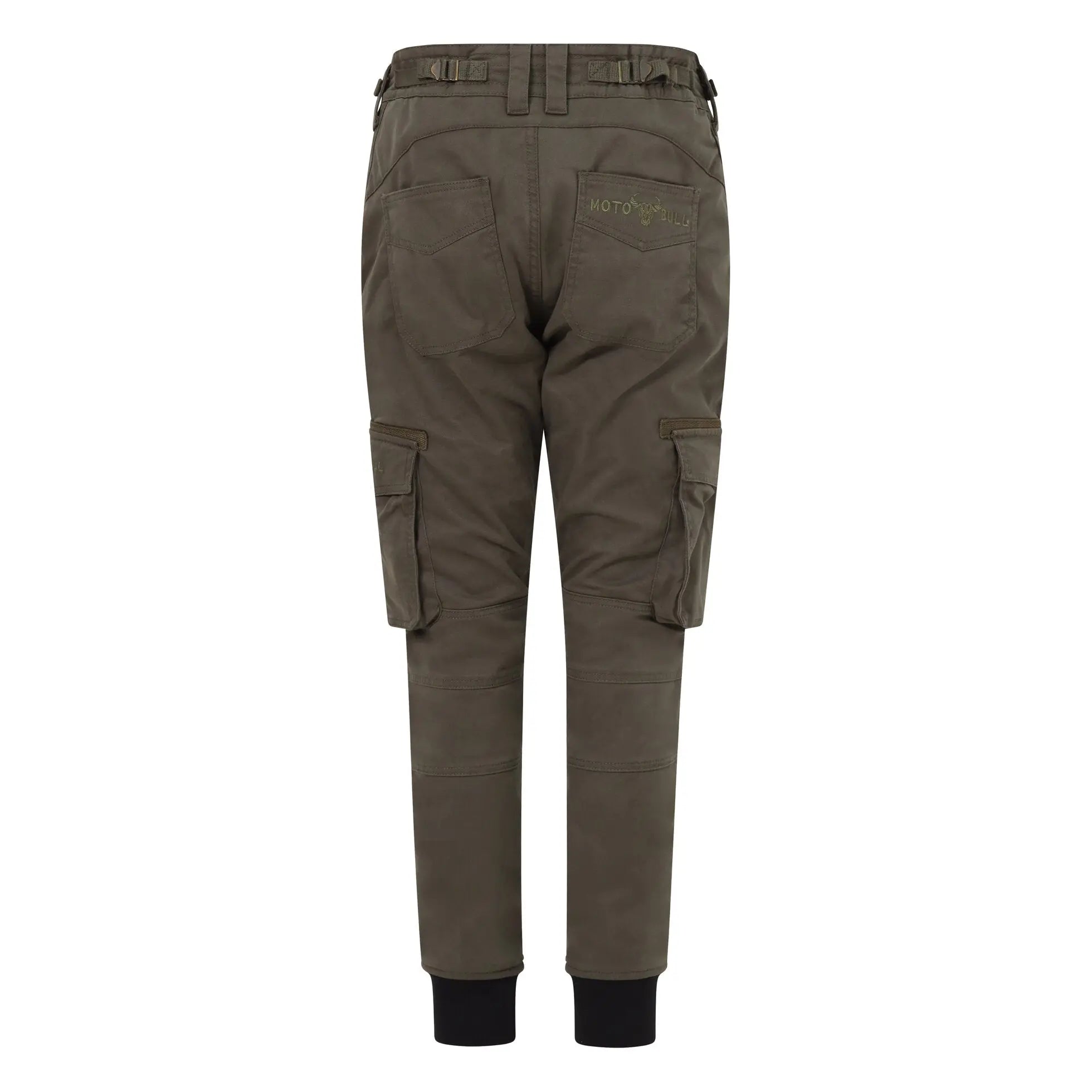 MotoBull Ryan Cargo Trouser Olive Green  - FREE UK Shipping, FREE 365 Day Returns | Moto Central