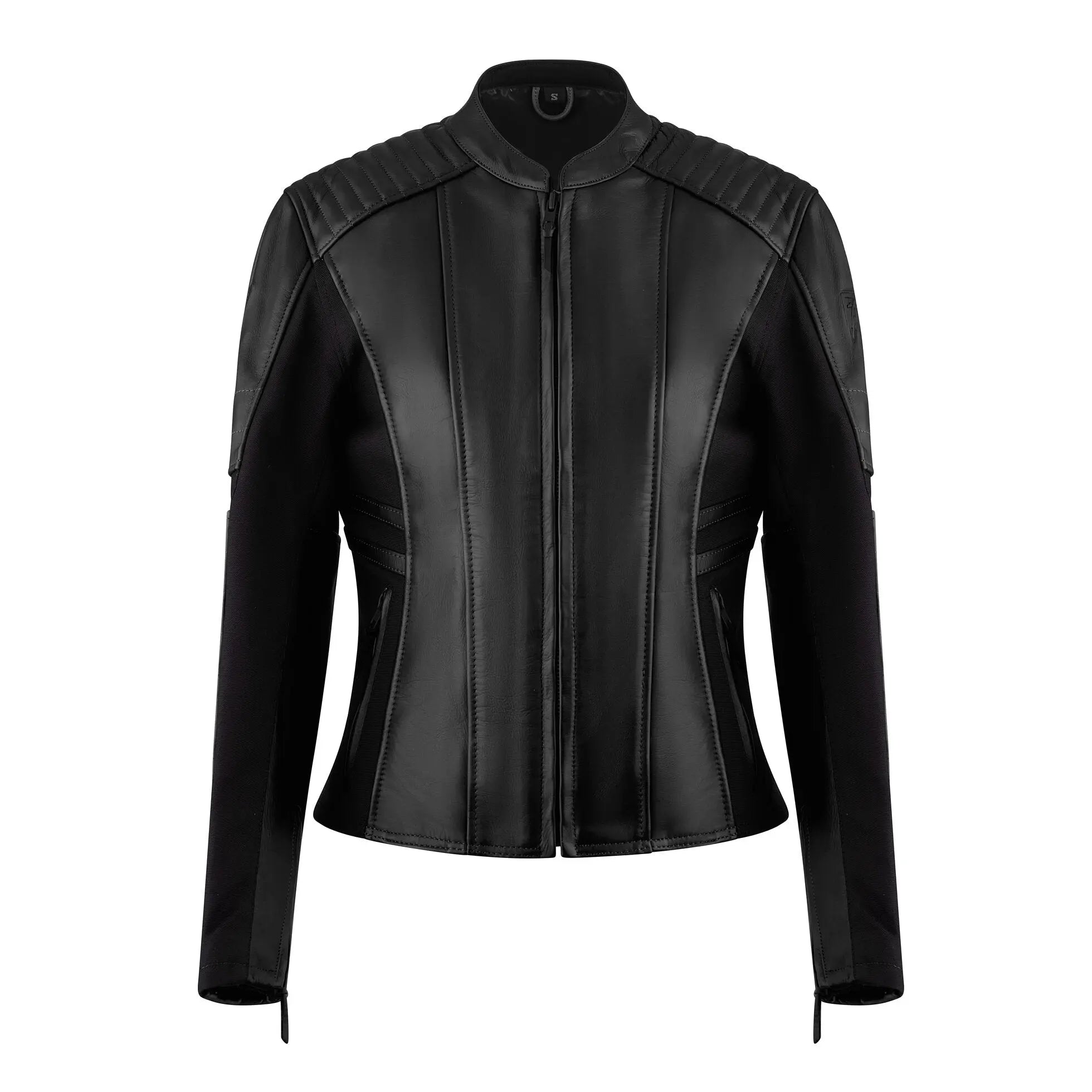 MotoGirl Amelia Ladies Leather Jacket Black FREE UK Delivery, FREE 365 Day Returns | Moto Central