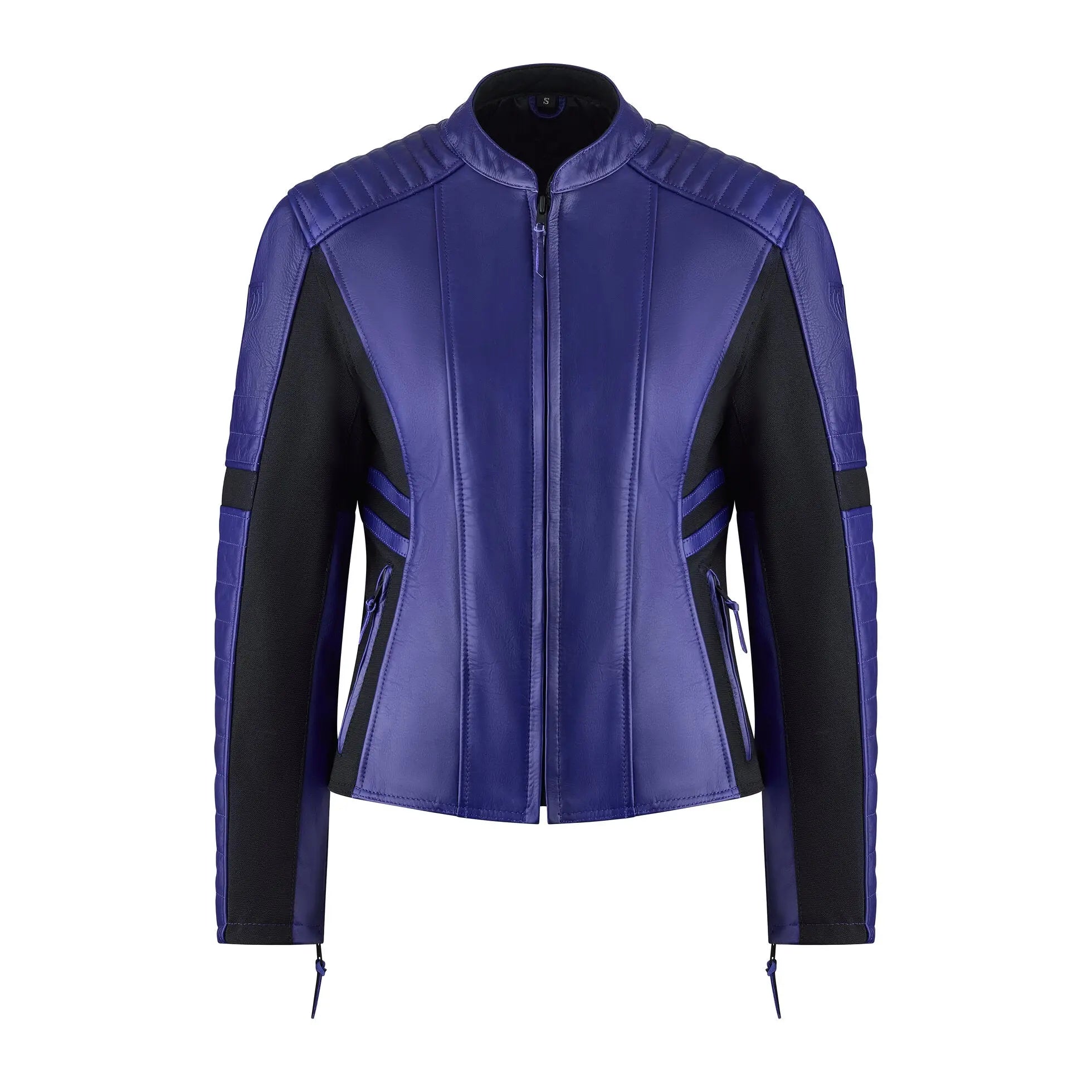 MotoGirl Amelia Ladies Leather Jacket Purple FREE UK Delivery, FREE 365 Day Returns | Moto Central