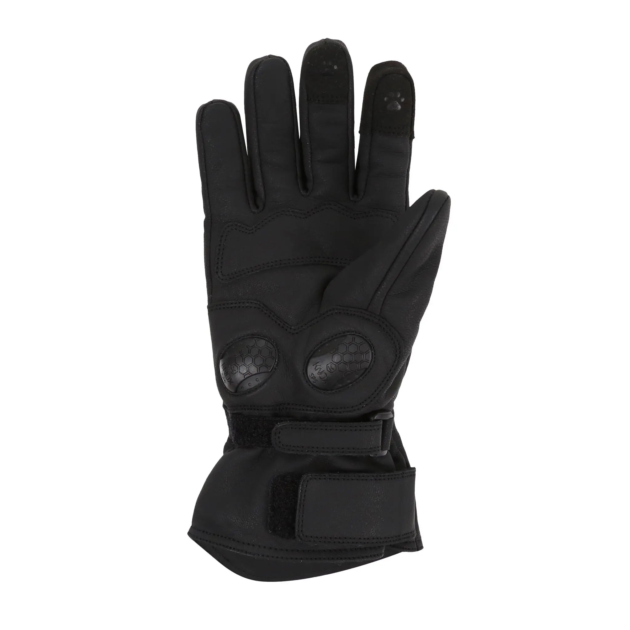 MotoGirl Nandi Ladies Leather Gloves Black  - FREE UK Shipping, FREE 365 Day Returns | Moto Central