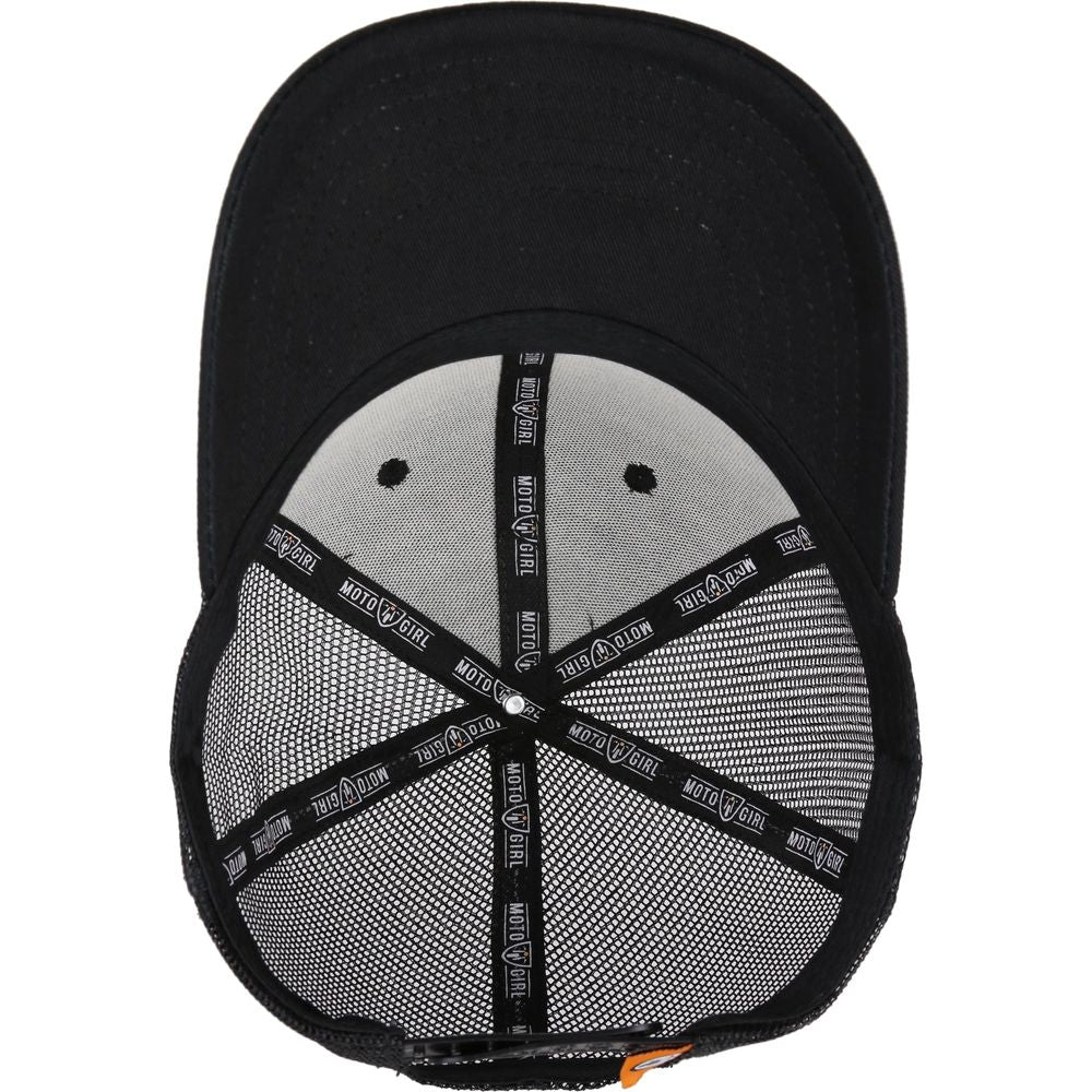 MotoGirl MotoXGirl Ladies Mesh Cap Black