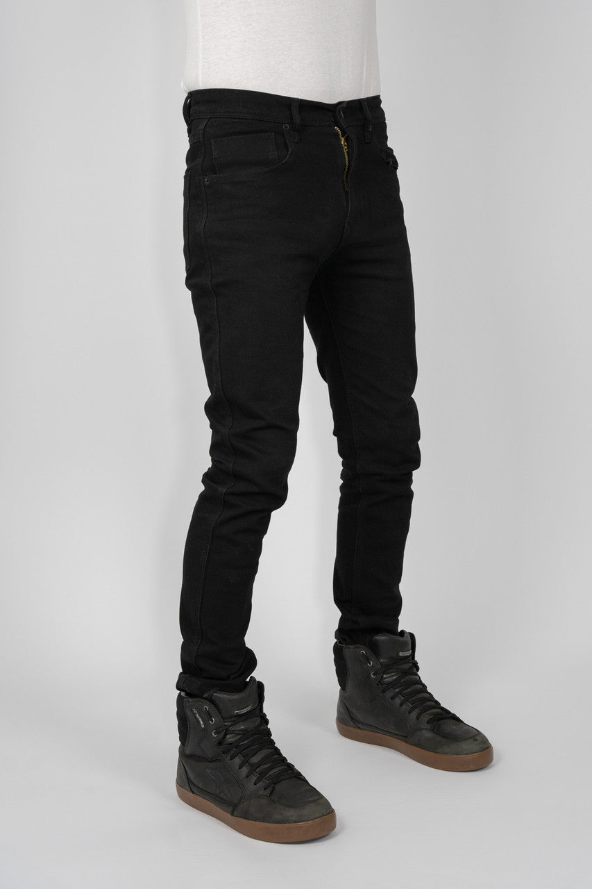 MotoJean Skinny Fit Denim Jeans Black