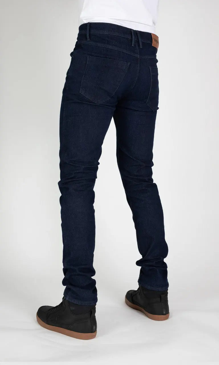 MotoJean Slim Fit Denim Jeans Blue - FREE UK Shipping, FREE 365 Day Returns | Moto Central