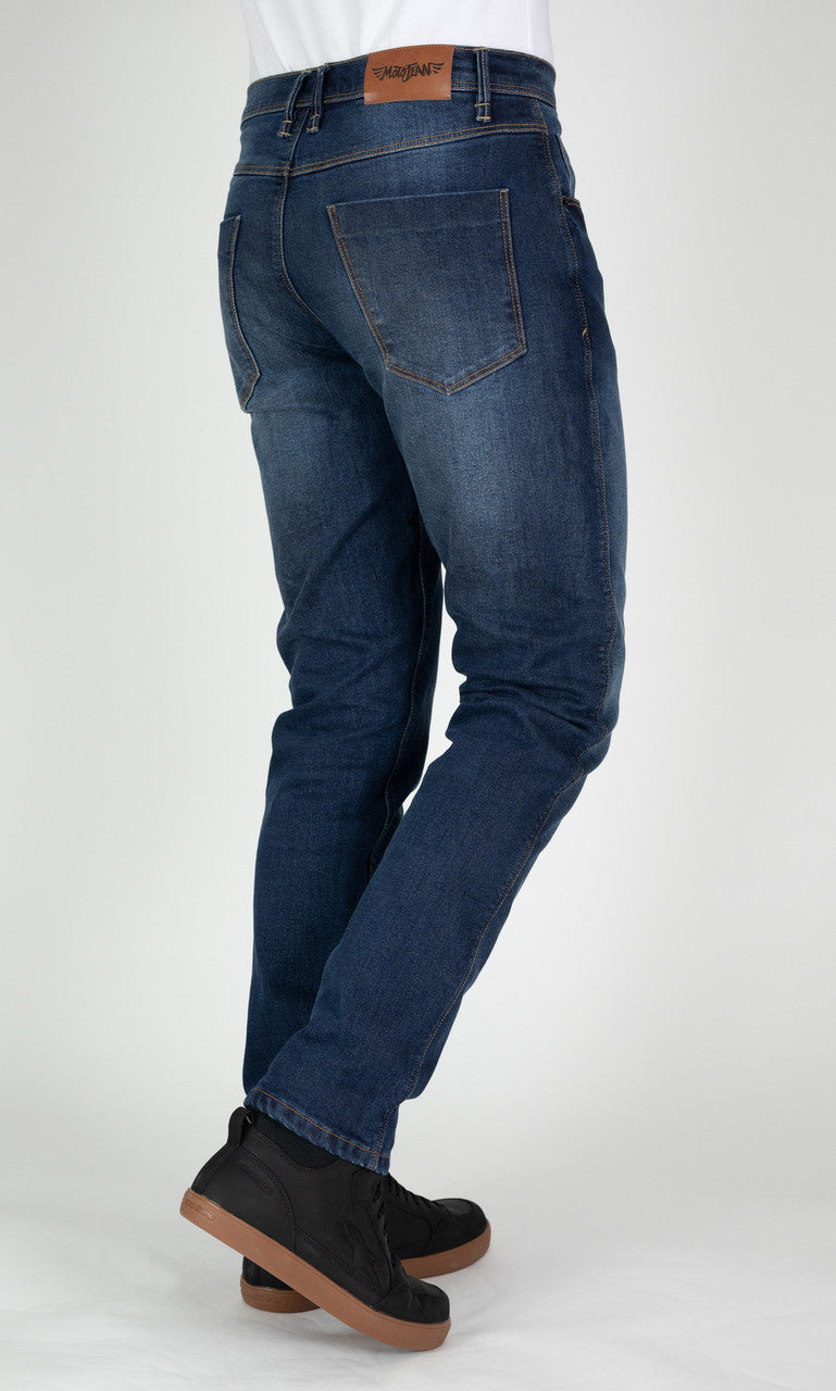 MotoJean Straight Fit Denim Jeans Blue