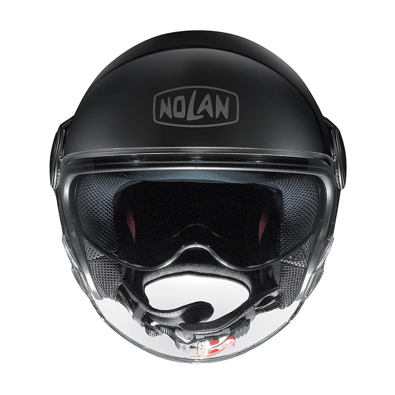 Nolan N21 Visor Classic Open Face Helmet Flat Black  - FREE UK Shipping, FREE 365 Day Returns | Moto Central