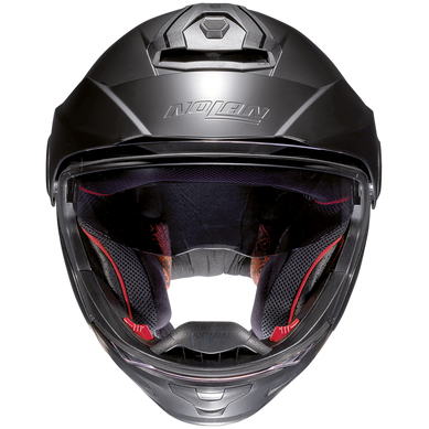 Nolan N40-5 GT 06 Classic N-Com Hybrid Helmet Flat Black - FREE UK Shipping, FREE 365 Day Returns | Moto Central