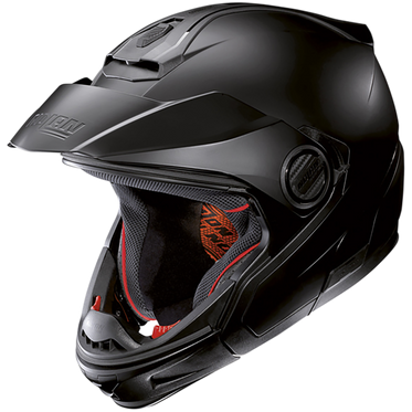 Nolan N40-5 GT 06 Classic N-Com Hybrid Helmet Flat Black - FREE UK Shipping, FREE 365 Day Returns | Moto Central