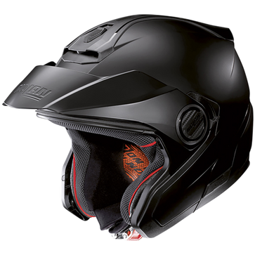 Nolan N40-5 GT 06 Classic N-Com Hybrid Helmet Flat Black - FREE UK Shipping, FREE 365 Day Returns | Moto Central