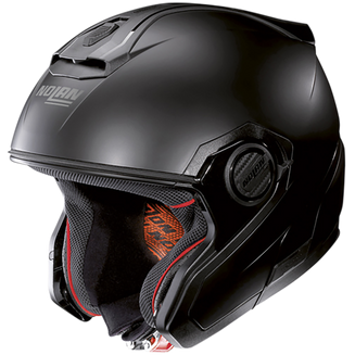 Nolan N40-5 GT 06 Classic N-Com Hybrid Helmet Flat Black - FREE UK Shipping, FREE 365 Day Returns | Moto Central