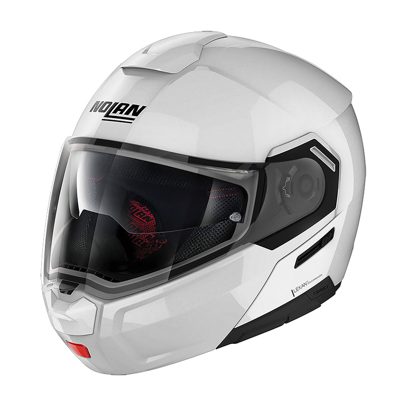 Nolan N90-3 06 Classic N-Com Modular Flip-Up Helmet Metal White