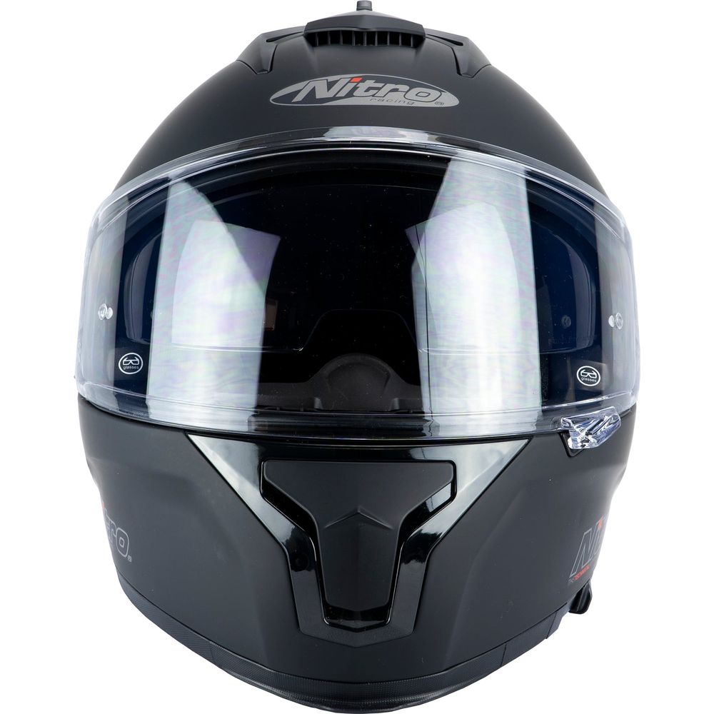 Nitro N540 DVS Full Face Helmet Satin Black  - FREE UK Delivery - Moto Central