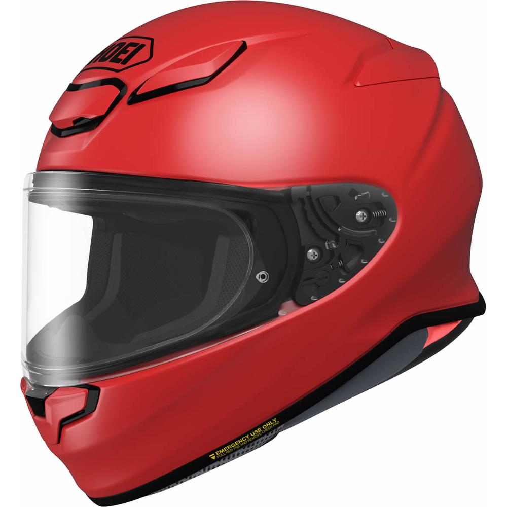 Shoei NXR2 Plain Full Face Helmet Shine Red - FREE UK Shipping, FREE 365 Day Returns | Moto Central