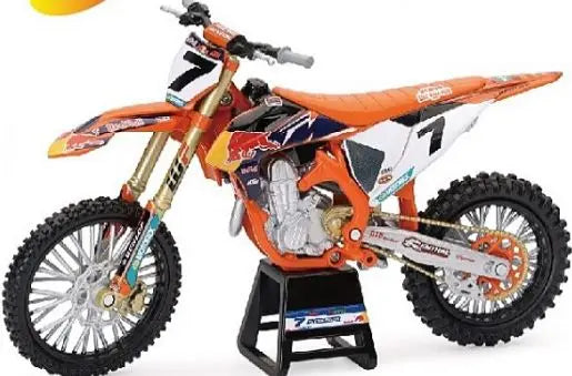 New-Ray KTM 450 SX-F Factory Racing Team 2022 A. Plessinger #7 - 1:12 Model - FREE UK Shipping, FREE 365 Day Returns | Moto Central